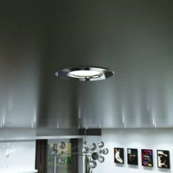 Multi Pack Of 10 Fire Rated Downlights With Quick Connectors - Brushed Chrome/Satin Nickel 16 Multi Pack Of 10 Fire Rated Downlights With Quick Connectors - Brushed Chrome/Satin Nickel -LED Downlights Store fr gu10 k living room brushed chrome camera 5 compressed 1