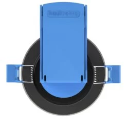 Multi Pack Of 10 Fire Rated Downlights With Quick Connectors - Brushed Chrome/Satin Nickel 19 Multi Pack Of 10 Fire Rated Downlights With Quick Connectors - Brushed Chrome/Satin Nickel -LED Downlights Store fr gu10 k product chrome blue clips brushed back compressed 1