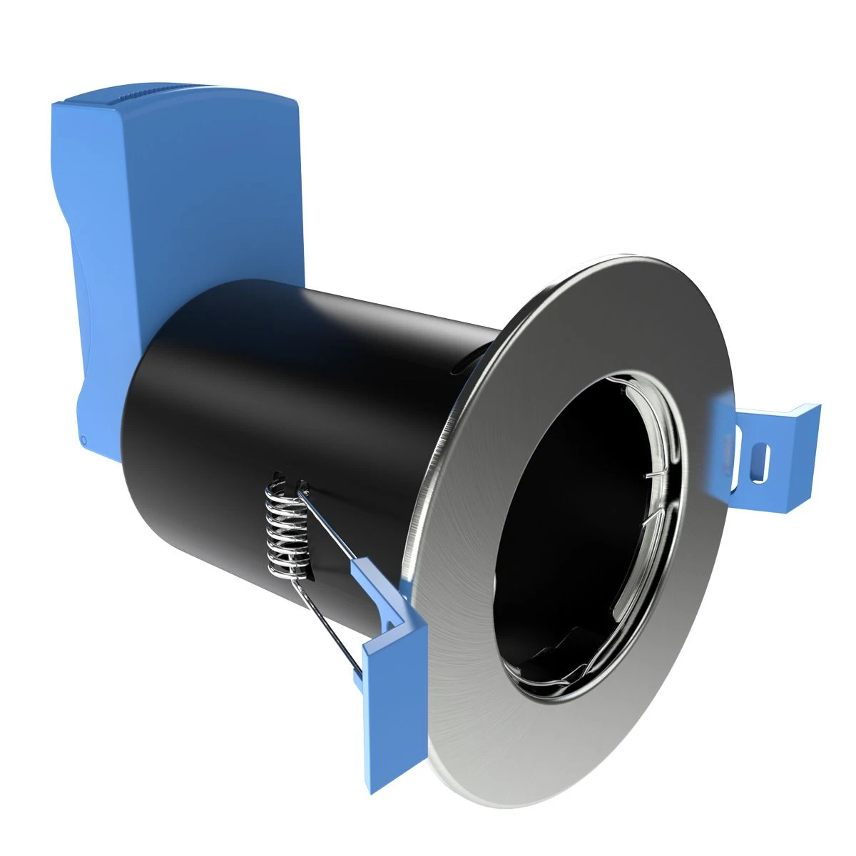 Multi Pack Of 10 Fire Rated Downlights With Quick Connectors - Brushed Chrome/Satin Nickel 3 Multi Pack Of 10 Fire Rated Downlights With Quick Connectors - Brushed Chrome/Satin Nickel - Image 3