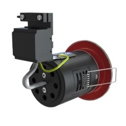 25 X Tilt Fire Rated GU10 Downlights, Chrome Bezel -LED Downlights Store frk t ch product angle 2.982 1