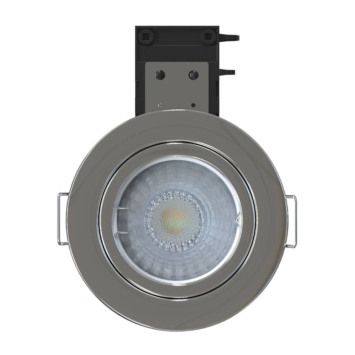 10 X Tilt Fire Rated GU10 Downlights, Chrome Bezel 7 10 X Tilt Fire Rated GU10 Downlights, Chrome Bezel - Image 7