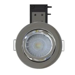 10 X Tilt Fire Rated GU10 Downlights, Chrome Bezel 18 10 X Tilt Fire Rated GU10 Downlights, Chrome Bezel -LED Downlights Store frk t ch product font 2 rotate.984