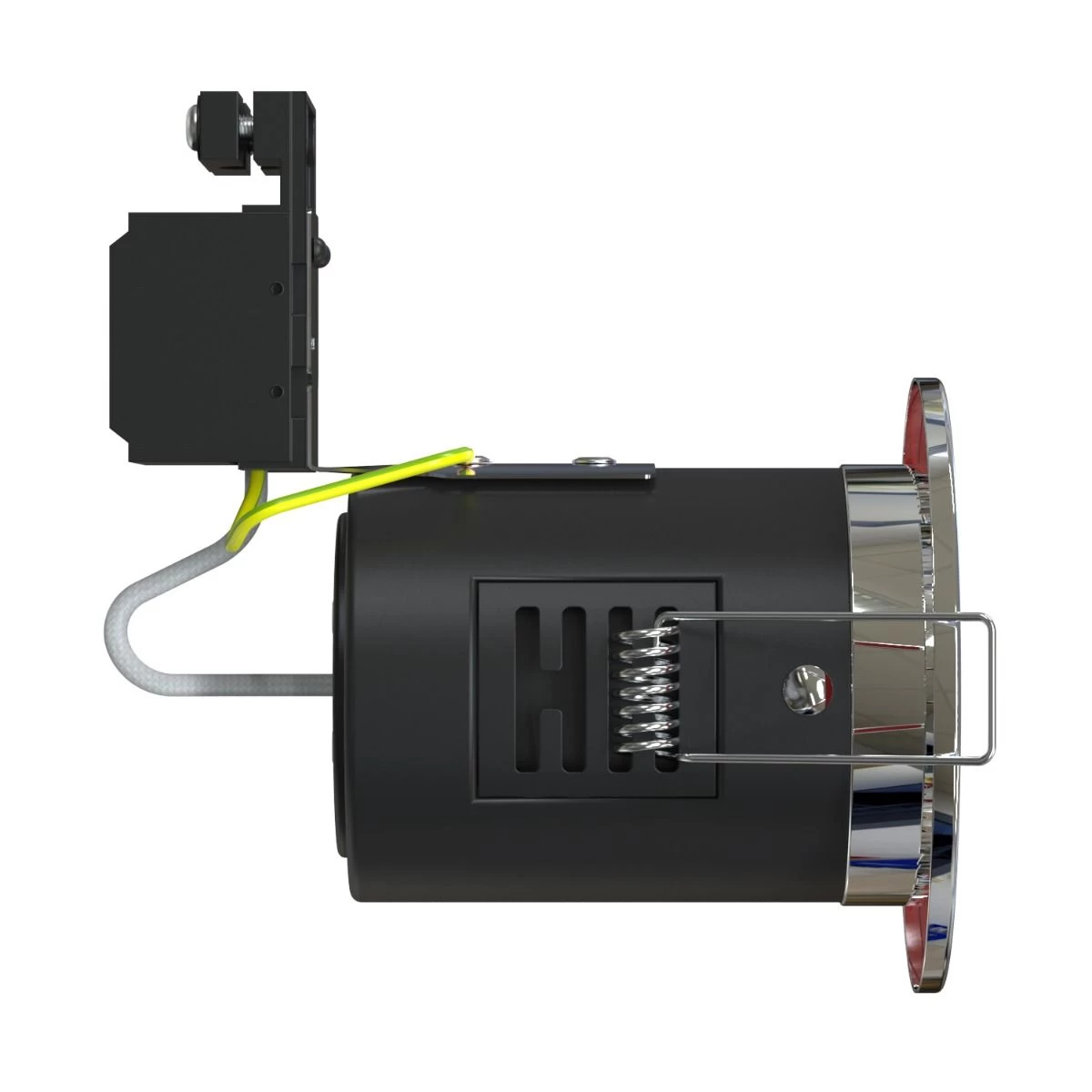 10 X Tilt Fire Rated GU10 Downlights, Chrome Bezel 8 10 X Tilt Fire Rated GU10 Downlights, Chrome Bezel - Image 8