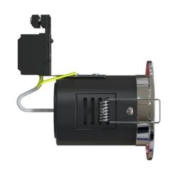 50 X Tilt Fire Rated GU10 Downlights, Chrome Bezel -LED Downlights Store frk t ch product left.986 2