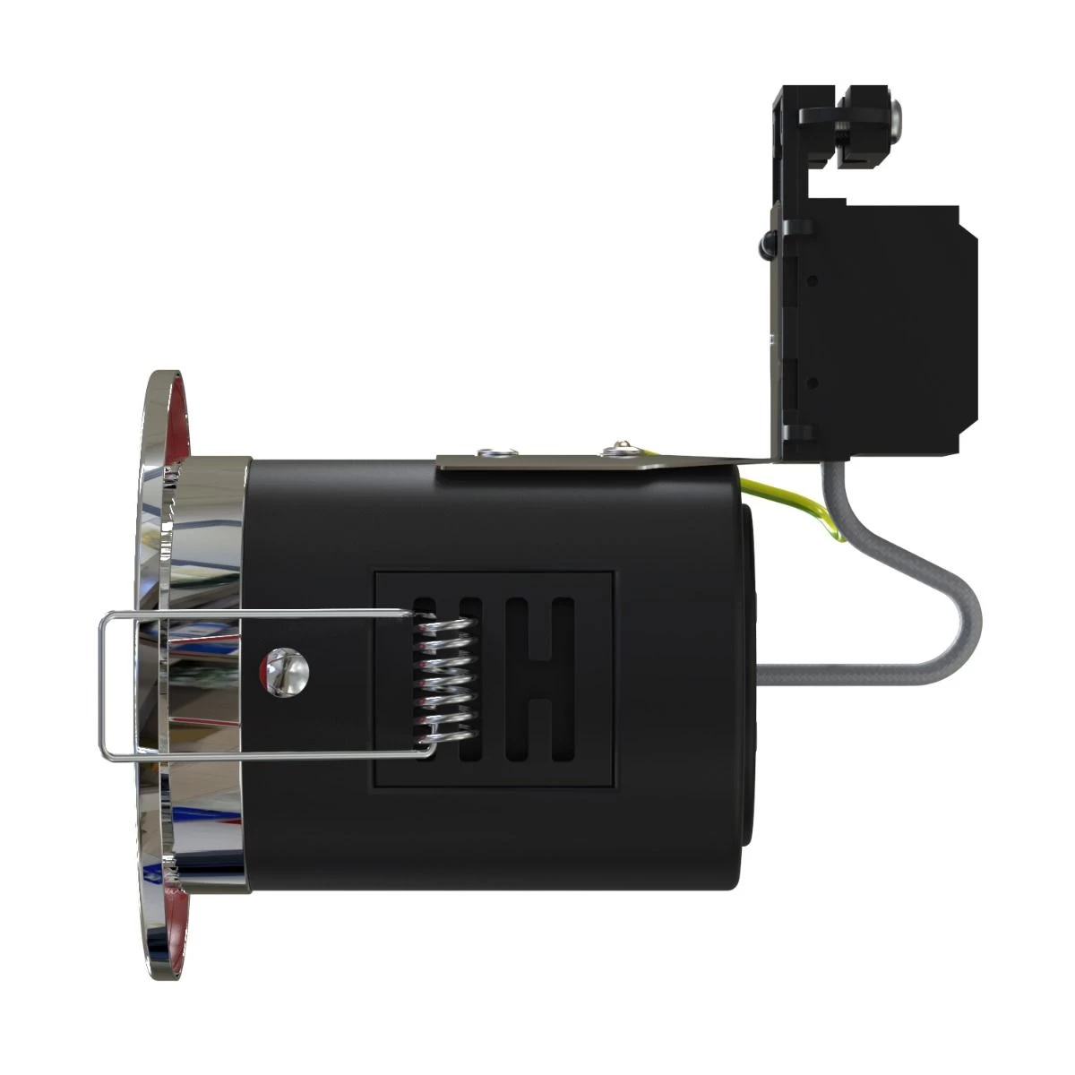 10 X Tilt Fire Rated GU10 Downlights, Chrome Bezel 9 10 X Tilt Fire Rated GU10 Downlights, Chrome Bezel - Image 9