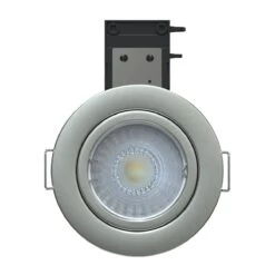 50 X Tilt Fire Rated GU10 Downlights, Brushed Chrome 18 50 X Tilt Fire Rated GU10 Downlights, Brushed Chrome -LED Downlights Store frk t sn product draft angle 2 font.928 2