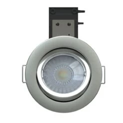 25 X Tilt Fire Rated GU10 Downlights, Brushed Chrome -LED Downlights Store frk t sn product font 2 rotate.954 1