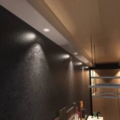 25 X Tilt Fire Rated GU10 Downlights, White Bezel -LED Downlights Store frk t w bedroom compressed scene 4 2