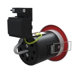 50 X Tilt Fire Rated GU10 Downlights, White Bezel -LED Downlights Store frk t w product angle 2.960 2