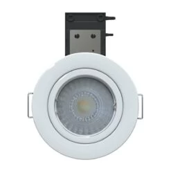 10 X Tilt Fire Rated GU10 Downlights, White Bezel -LED Downlights Store frk t w product font.958