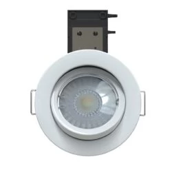 10 X Tilt Fire Rated GU10 Downlights, White Bezel -LED Downlights Store frk t w product font 2 rotate.962