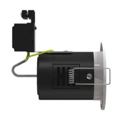 10 X Tilt Fire Rated GU10 Downlights, White Bezel -LED Downlights Store frk t w product left.964