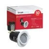 50 X Tilt Fire Rated GU10 Downlights, White Bezel