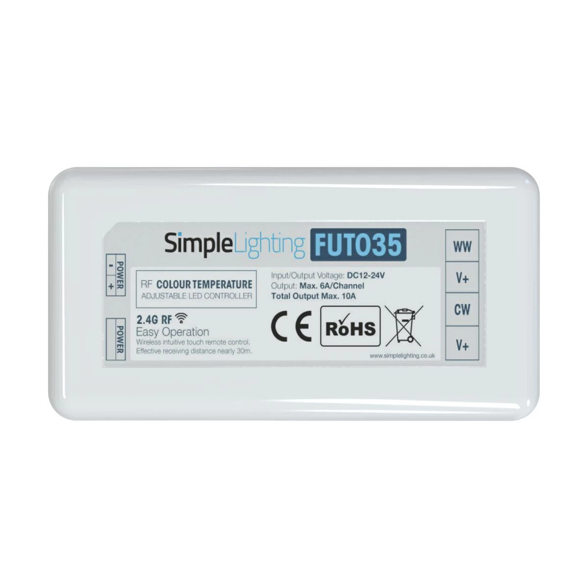 Colour Adjustable Remote Control/Receiver - 4 Channel 6 Colour Adjustable Remote Control/Receiver - 4 Channel - Image 6