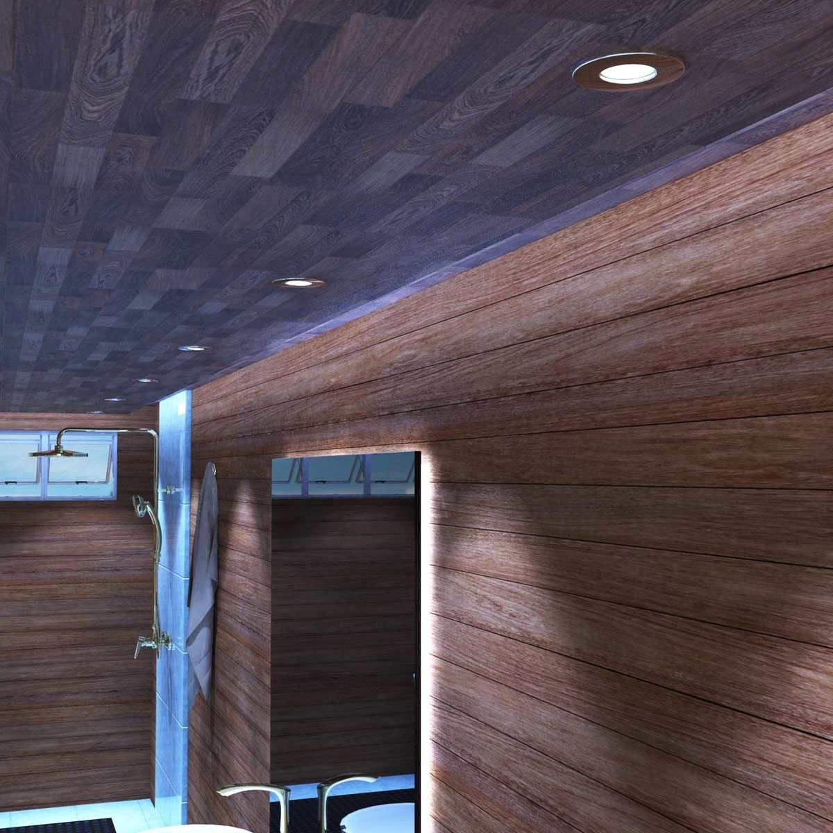 Pack Of 10 IP65 Fixed Shower Fire Rated Downlights In A Polished Chrome Finish 9 Pack Of 10 IP65 Fixed Shower Fire Rated Downlights In A Polished Chrome Finish - Image 9