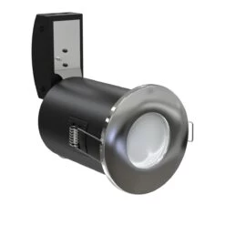 Pack Of 10 IP65 Fixed Shower Fire Rated Downlights In A Polished Chrome Finish 21 Pack Of 10 IP65 Fixed Shower Fire Rated Downlights In A Polished Chrome Finish -LED Downlights Store frsc product 02 compressed close camera 1 1