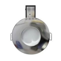 Pack Of 10 IP65 Fixed Shower Fire Rated Downlights In A Polished Chrome Finish 24 Pack Of 10 IP65 Fixed Shower Fire Rated Downlights In A Polished Chrome Finish -LED Downlights Store frsc product 02 compressed close camera 6 1