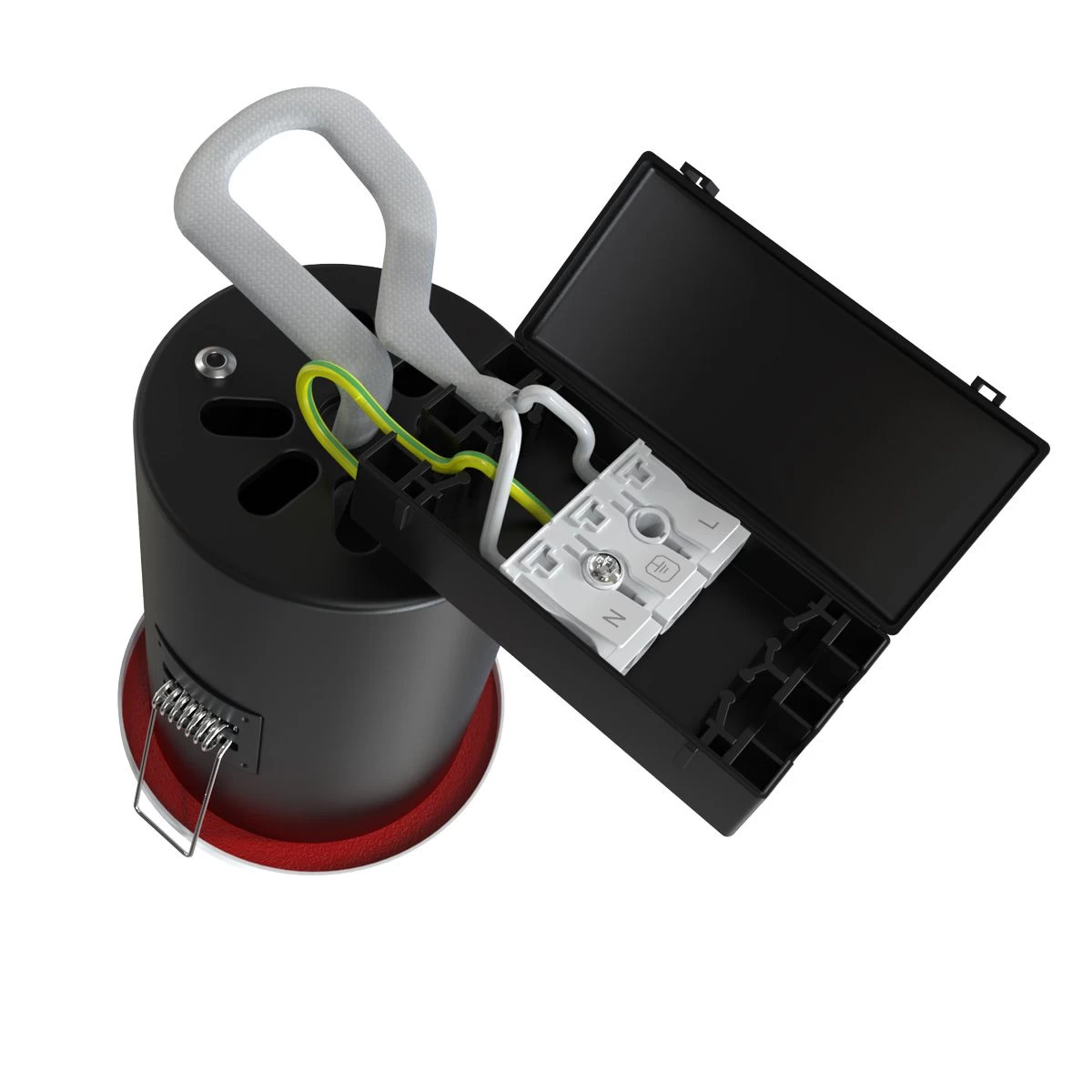 Pack Of 10 IP65 Shower Fire Rated Downlights In A White Finish 10 Pack Of 10 IP65 Shower Fire Rated Downlights In A White Finish - Image 10