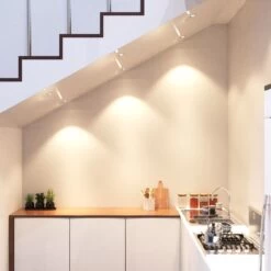 Pack Of 50 Tiltable Fire Rated GU10 Die-Cast Downlights With A Polished Chrome Finish -LED Downlights Store frtc kitchen compressed camera 2 2