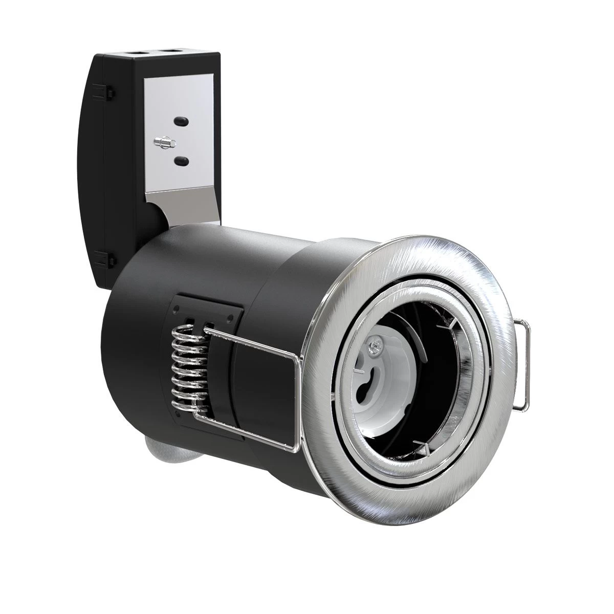 Pack Of 10 Tilt GU10 Fire Rated Downlights With A Brushed Chrome Finish 15 Pack Of 10 Tilt GU10 Fire Rated Downlights With A Brushed Chrome Finish - Image 15