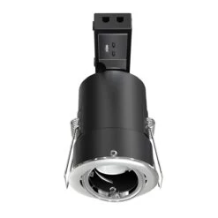 Pack Of 10 Tilt GU10 Fire Rated Downlights With A Brushed Chrome Finish 37 Pack Of 10 Tilt GU10 Fire Rated Downlights With A Brushed Chrome Finish -LED Downlights Store frts product no bulb compressed scene 6