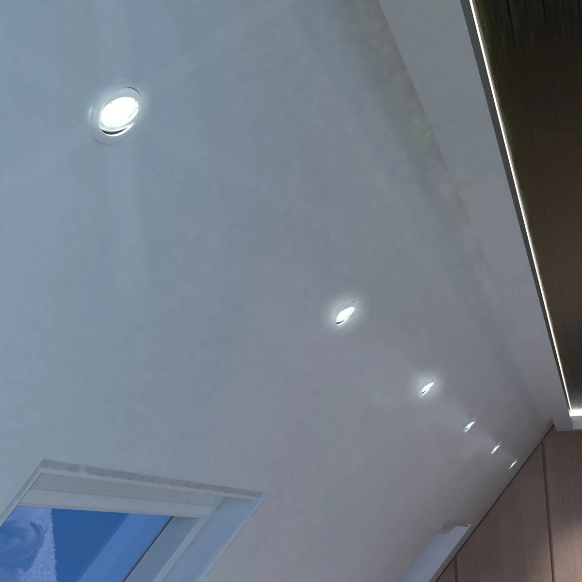 Pack Of 25 Die-Cast Tilt GU10 Fire Rated Downlights With A White Finish 7 Pack Of 25 Die-Cast Tilt GU10 Fire Rated Downlights With A White Finish - Image 7