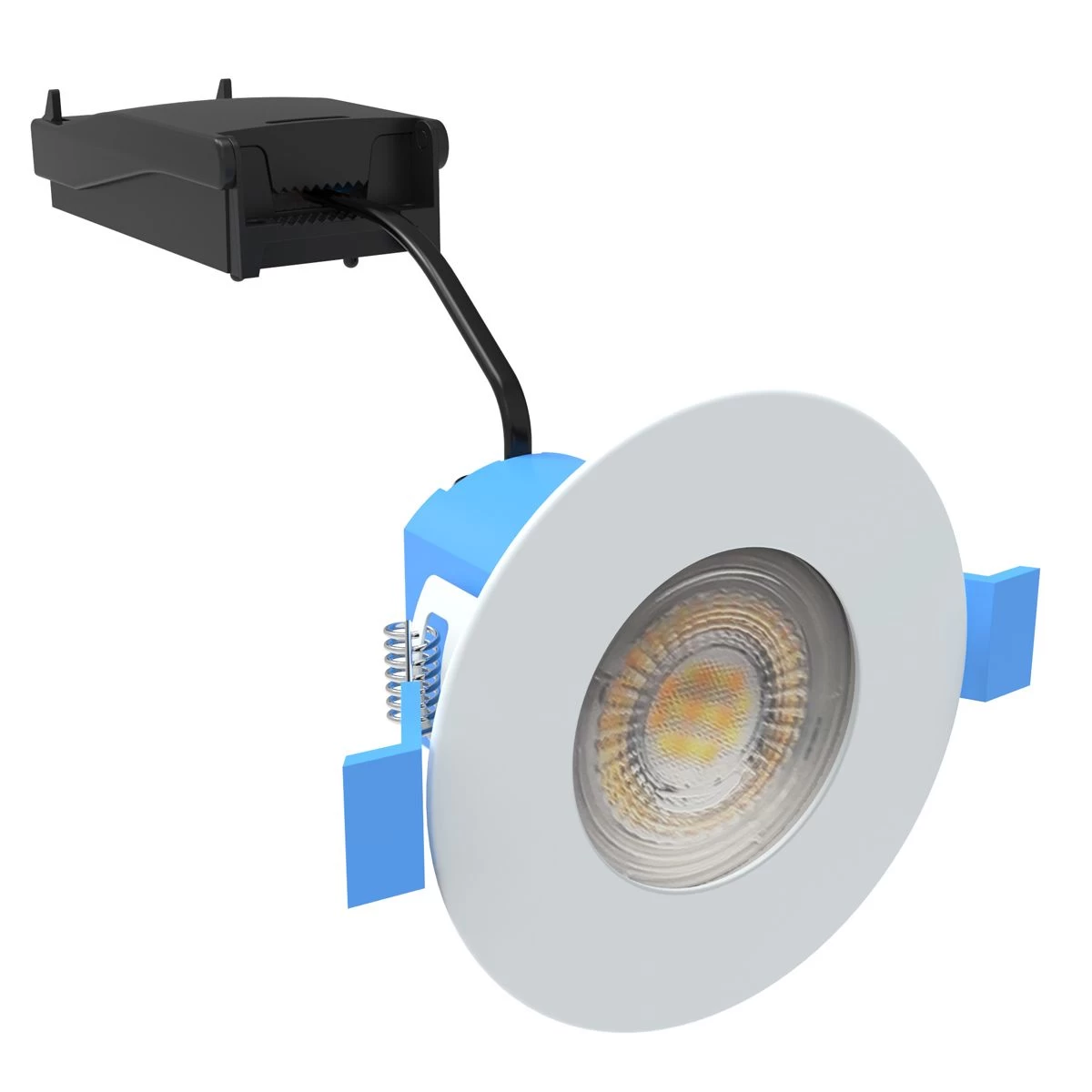 Pack Of 10 6w, Colour Adjustable Fire Rated Downlights, White 3 Pack Of 10 6w, Colour Adjustable Fire Rated Downlights, White - Image 3