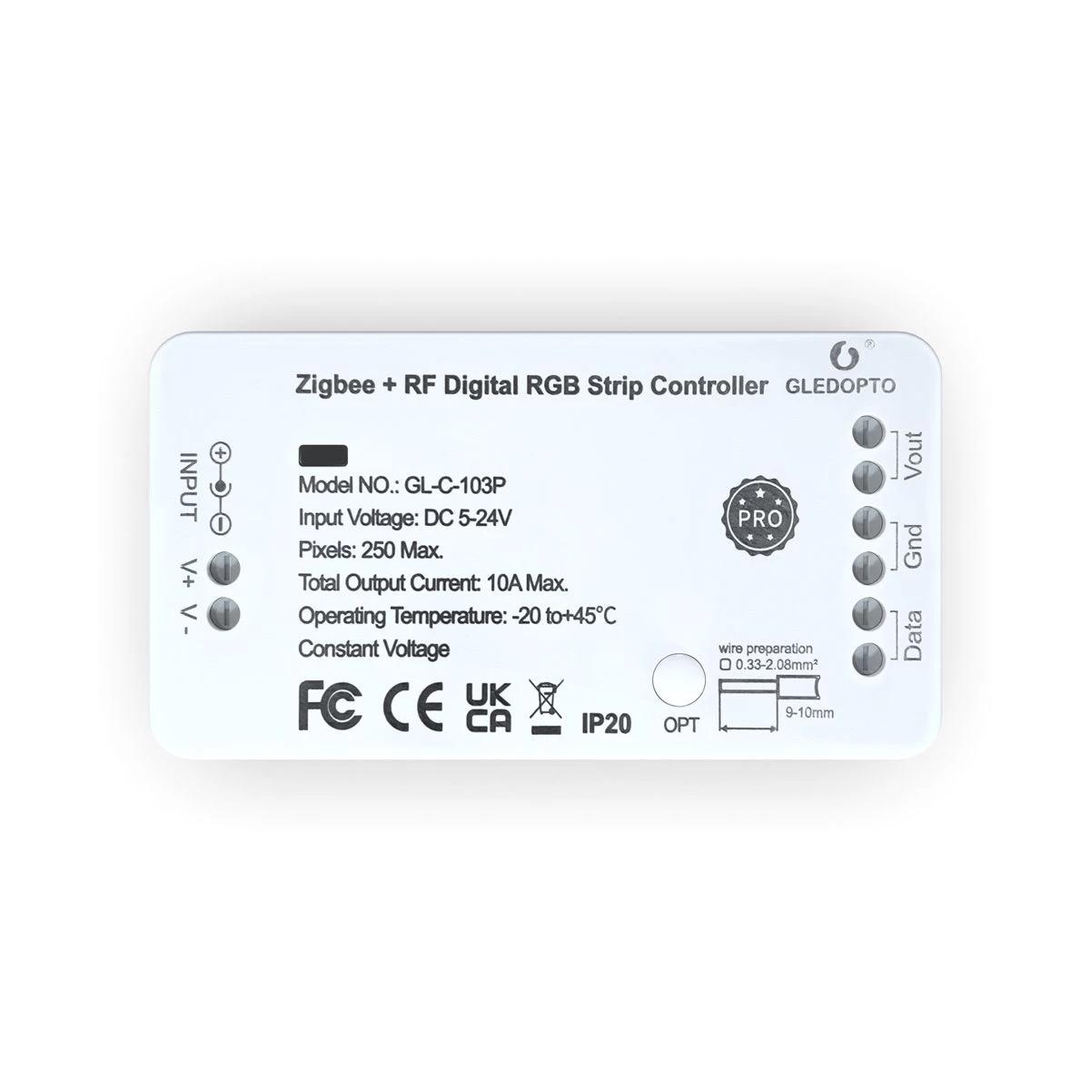 Digital Pixel LED Strip Receiver Module 1 Digital Pixel LED Strip Receiver Module