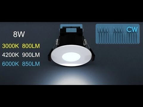 Multipack, 50 X 8w LED Fire Rated Downlight, Matt Black Bezel 2 Multipack, 50 X 8w LED Fire Rated Downlight, Matt Black Bezel - Image 2