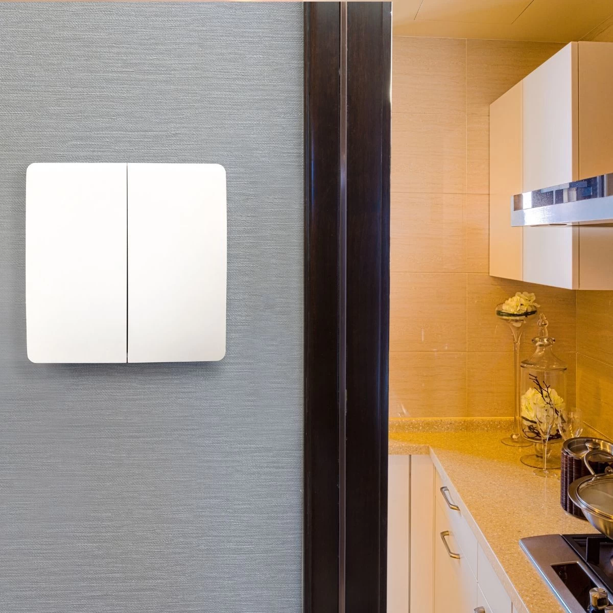 Wireless Kinetic Switch, White Finish - One, Two Or Three Gang 4 Wireless Kinetic Switch, White Finish - One, Two Or Three Gang - Image 4