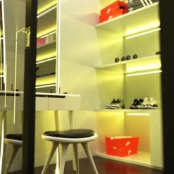 Trimless Plaster In Aluminium Profile With Diffuser & End Caps , 2m Long 19 Trimless Plaster In Aluminium Profile With Diffuser & End Caps , 2m Long -LED Downlights Store ld5051c bedroom walk in closet camera 10 compressed