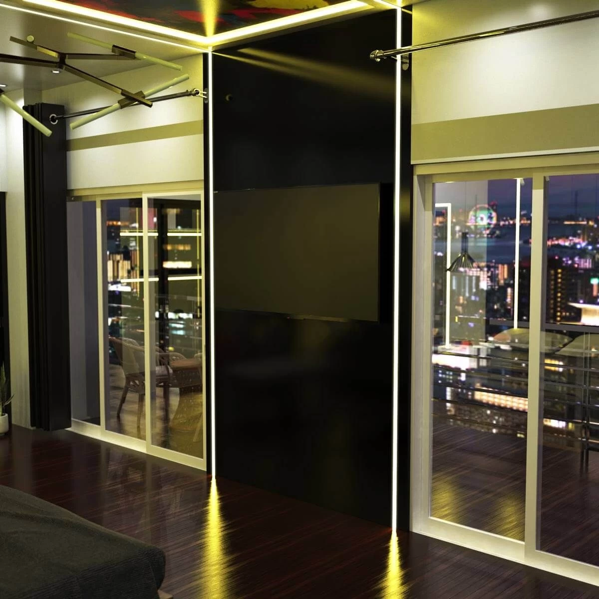 Trimless Plaster In Aluminium Profile With Diffuser & End Caps , 2m Long 3 Trimless Plaster In Aluminium Profile With Diffuser & End Caps , 2m Long - Image 3