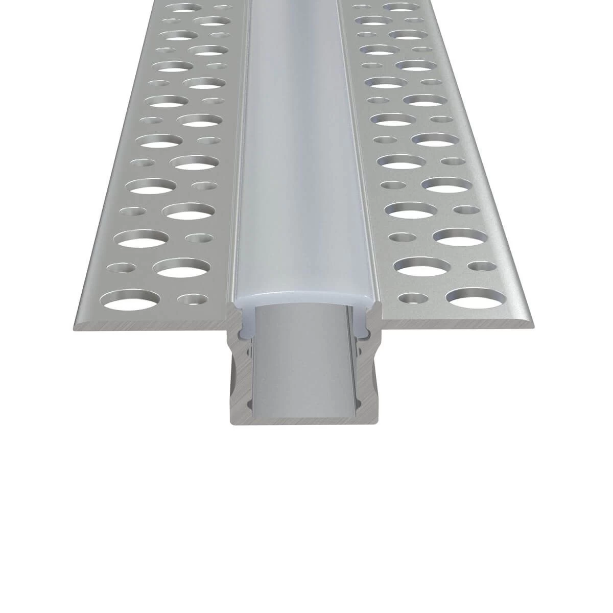 Trimless Plaster In Aluminium Profile With Diffuser & End Caps , 2m Long 13 Trimless Plaster In Aluminium Profile With Diffuser & End Caps , 2m Long - Image 13