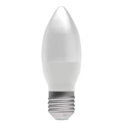 4 Pack - Status 8w LED Candle Bulbs, 806 Lumens, Natural White E27 Screw