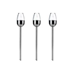 Pack Of 3 Lilidale LED Solar Open Flame Effect Stake Light