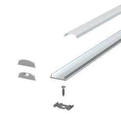 2m Long, Bendable Aluminium LED Profile 19 2m Long, Bendable Aluminium LED Profile -LED Downlights Store lr18062m product exploded no strip exploded compressed 1