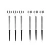 Pack Of 6 Melbourne LED Solar Stainless Steel Stake Light