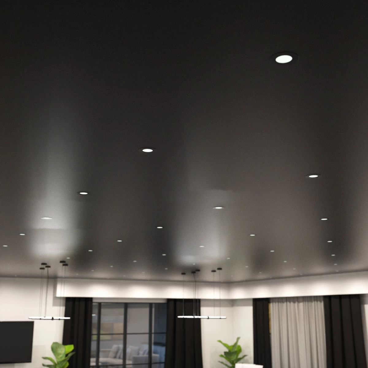 Pack Of 25 6w, Colour Adjustable Fire Rated Downlights, Matt Black - Image 11