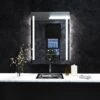 60x80cm IP44 Colour Adjustable LED Bathroom Mirror With Defogger