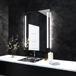 60x80cm IP44 Colour Adjustable LED Bathroom Mirror With Defogger 9 60x80cm IP44 Colour Adjustable LED Bathroom Mirror With Defogger -LED Downlights Store mir 04 bathroom camera 5 compressed 1