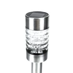 Pack Of 3 Nundle LED Solar Bollard Top Stake Lights 8 Pack Of 3 Nundle LED Solar Bollard Top Stake Lights -LED Downlights Store nundless3pk6 oopb 1000px