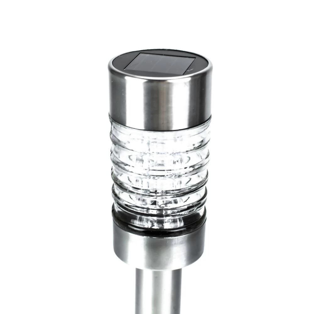 Pack Of 3 Nundle LED Solar Bollard Top Stake Lights 4 Pack Of 3 Nundle LED Solar Bollard Top Stake Lights - Image 4