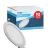 Pack Of 10 240mm Round LED Panel Lights / Downlights