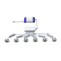 6 X LED Plinth Light Kit With LED Driver - Natural White