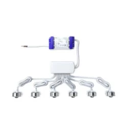 6 X LED Plinth Light Kit With LED Driver - Natural White -LED Downlights Store pl 0.6w 4000k kit 6 pack 3 compressed