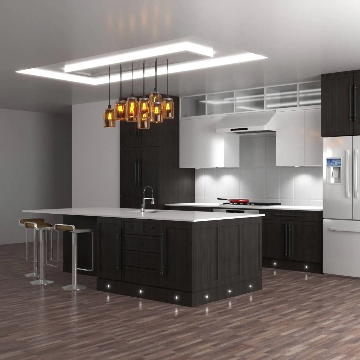 4 X LED Plinth Light Kit Incl LED Driver - Natural White 3 4 X LED Plinth Light Kit Incl LED Driver - Natural White - Image 3