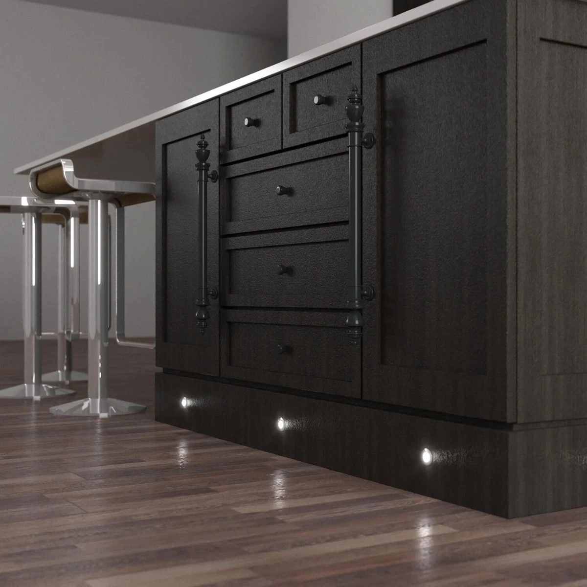 4 X LED Plinth Light Kit Incl LED Driver - Natural White 4 4 X LED Plinth Light Kit Incl LED Driver - Natural White - Image 4