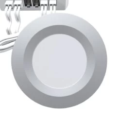 4 X Round 30mm LED Plinth Light Kit -LED Downlights Store pl 1w 4000k 4 pack compressed camera 1