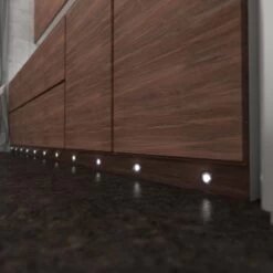 4 X Round 30mm LED Plinth Light Kit -LED Downlights Store pl 1w 4000k ls034 lifestyle scene 3 1 1