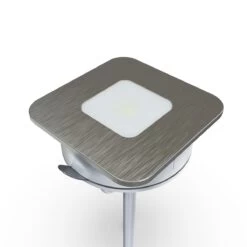 Square 10 X LED Plinth Light Kit In Natural White LED - 4000K -LED Downlights Store pl 1w sq nw packs single 1 compressed 2